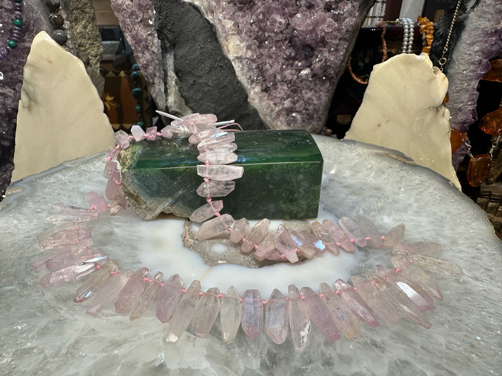 Incredible One of a Kind Kunzite Pendant Gemstone Beads