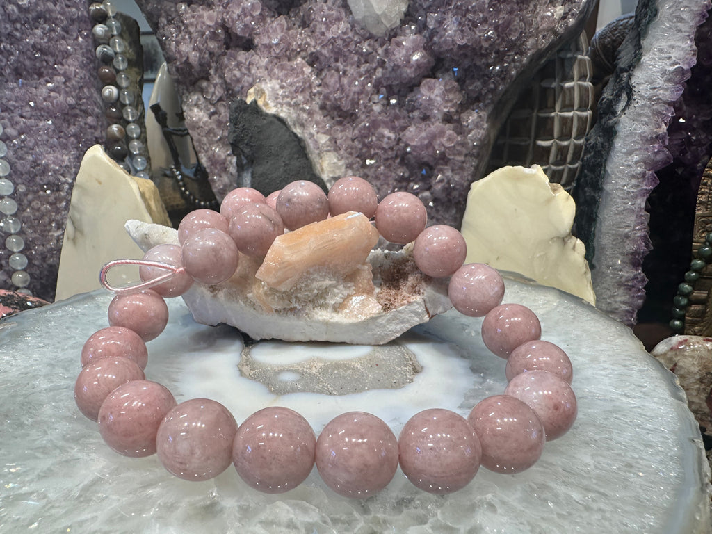 Large Natural Pink Strawberry Quartz Gemstone Beads #2