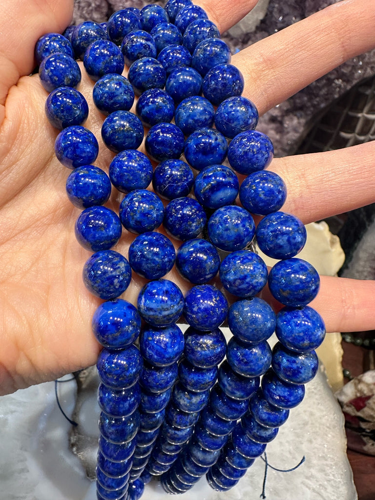 10mm Natural Blue Lapis lazuli round gemstones beads