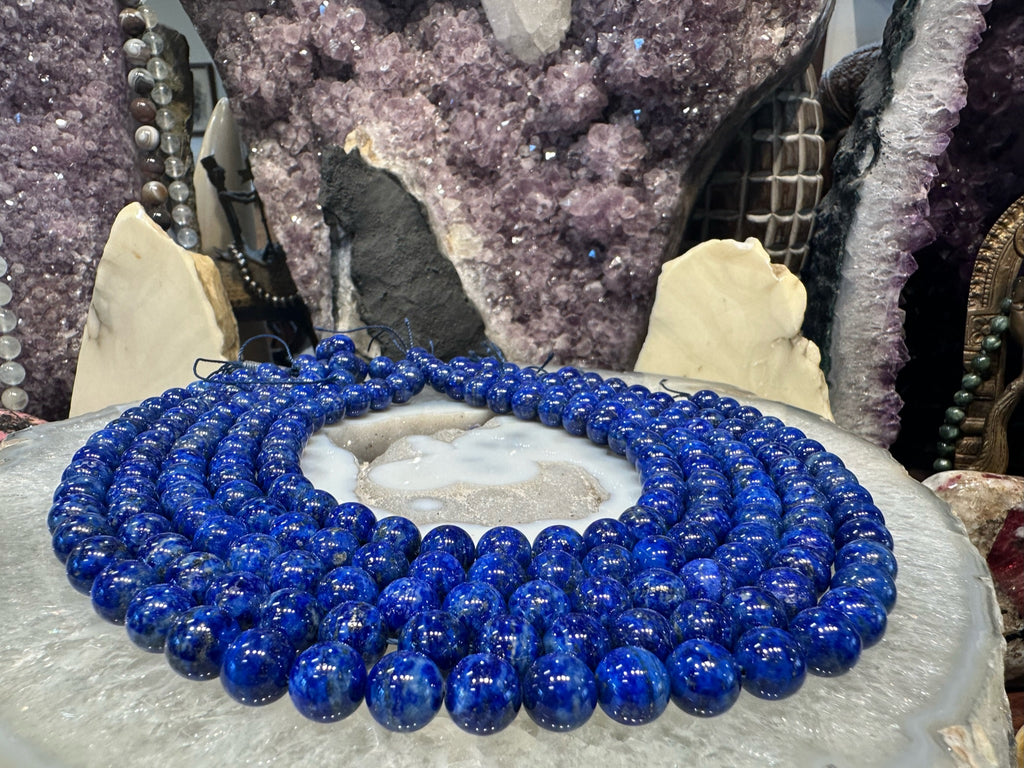 10mm Natural Blue Lapis lazuli round gemstones beads