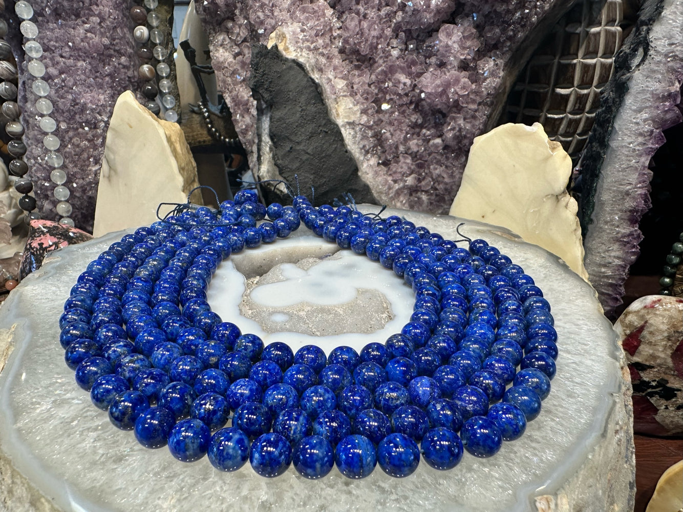 10mm Natural Blue Lapis lazuli round gemstones beads