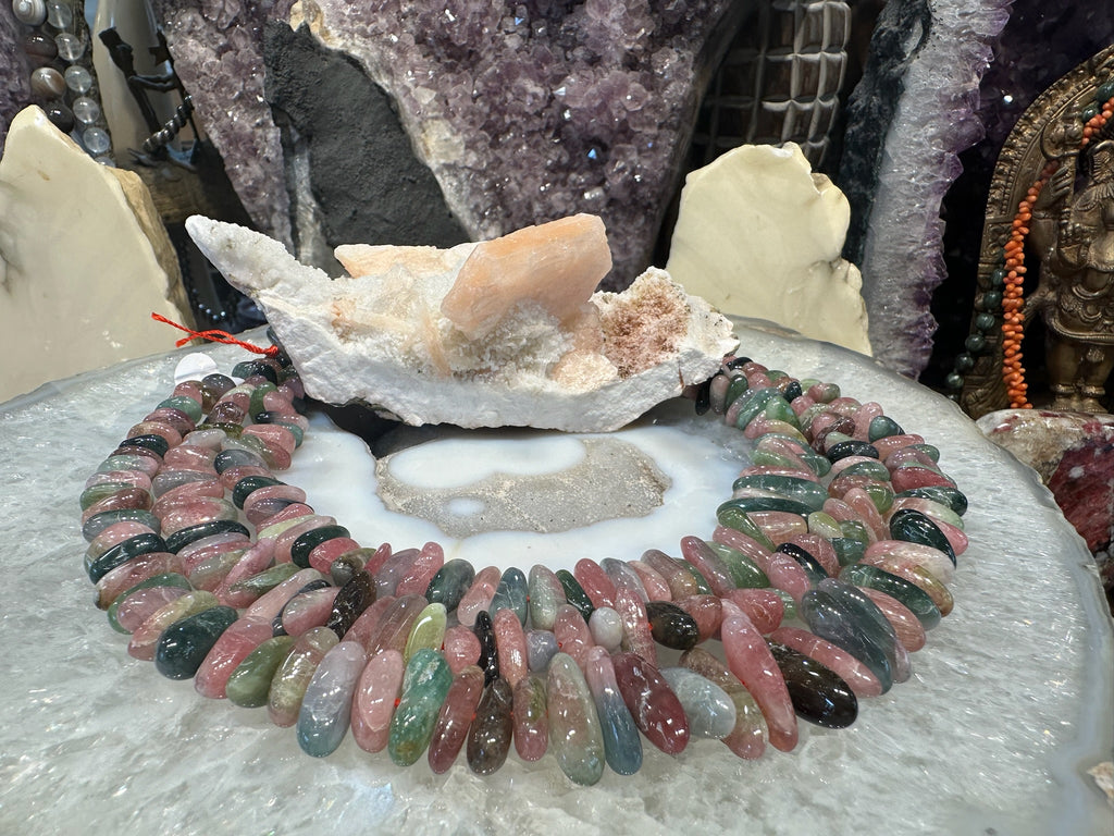 Large Rare Natural Brazil Tourmaline Nugget Gemstone Stone Beads