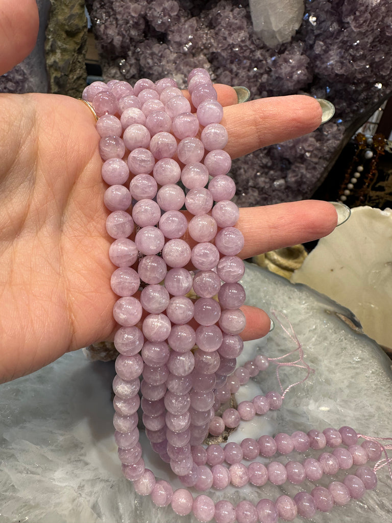 Beautiful kunzite 8mm gemstones beads